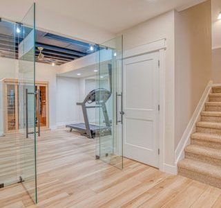 Basement Gym with Sauna