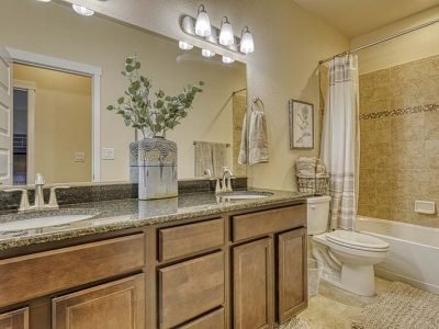 Bathroom Cabinet Installation